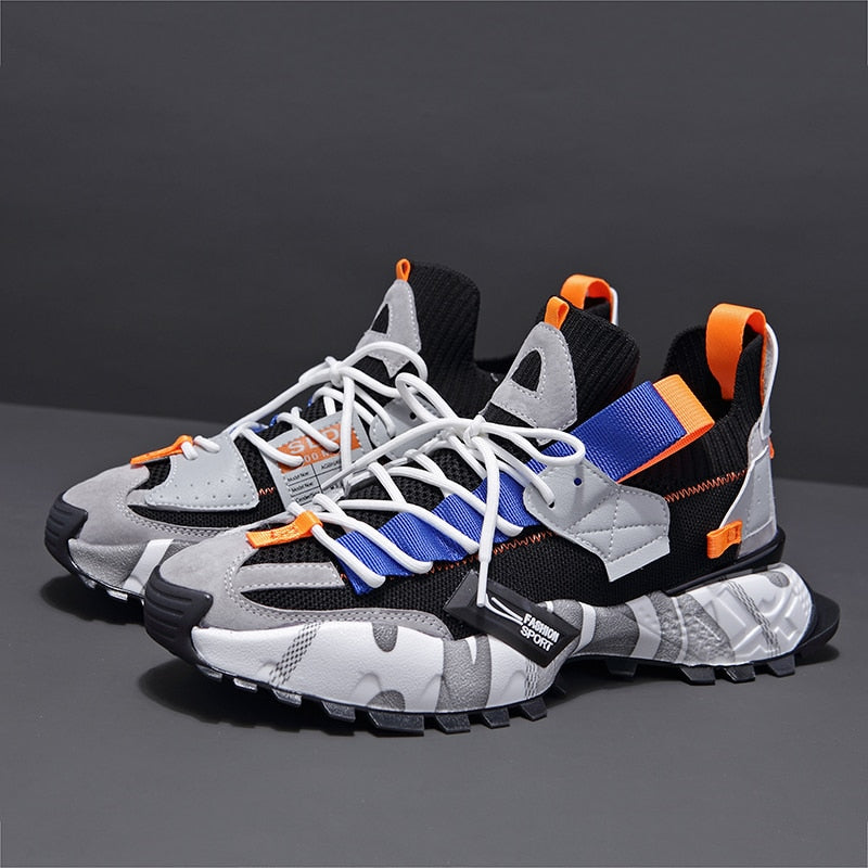 ADBOOV®  Genuine Leather Men Sneakers - Alpha Clothing