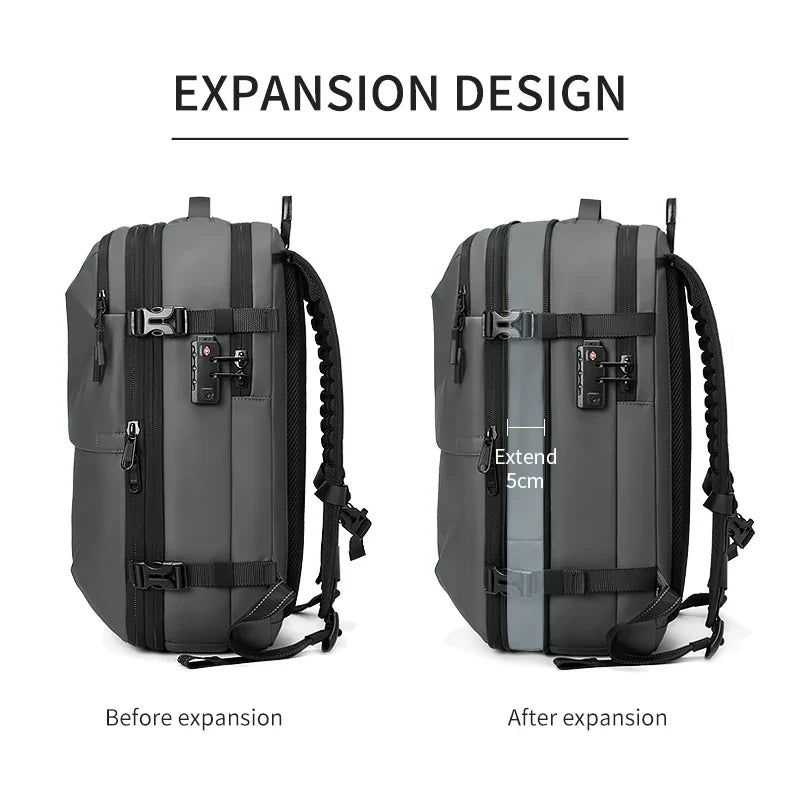 AlphaClothing® Travel Backpack - Alpha Clothing